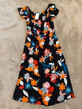 NEW A New Day floral midi dress, Women’s Small